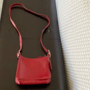 Adorable red Coach purse